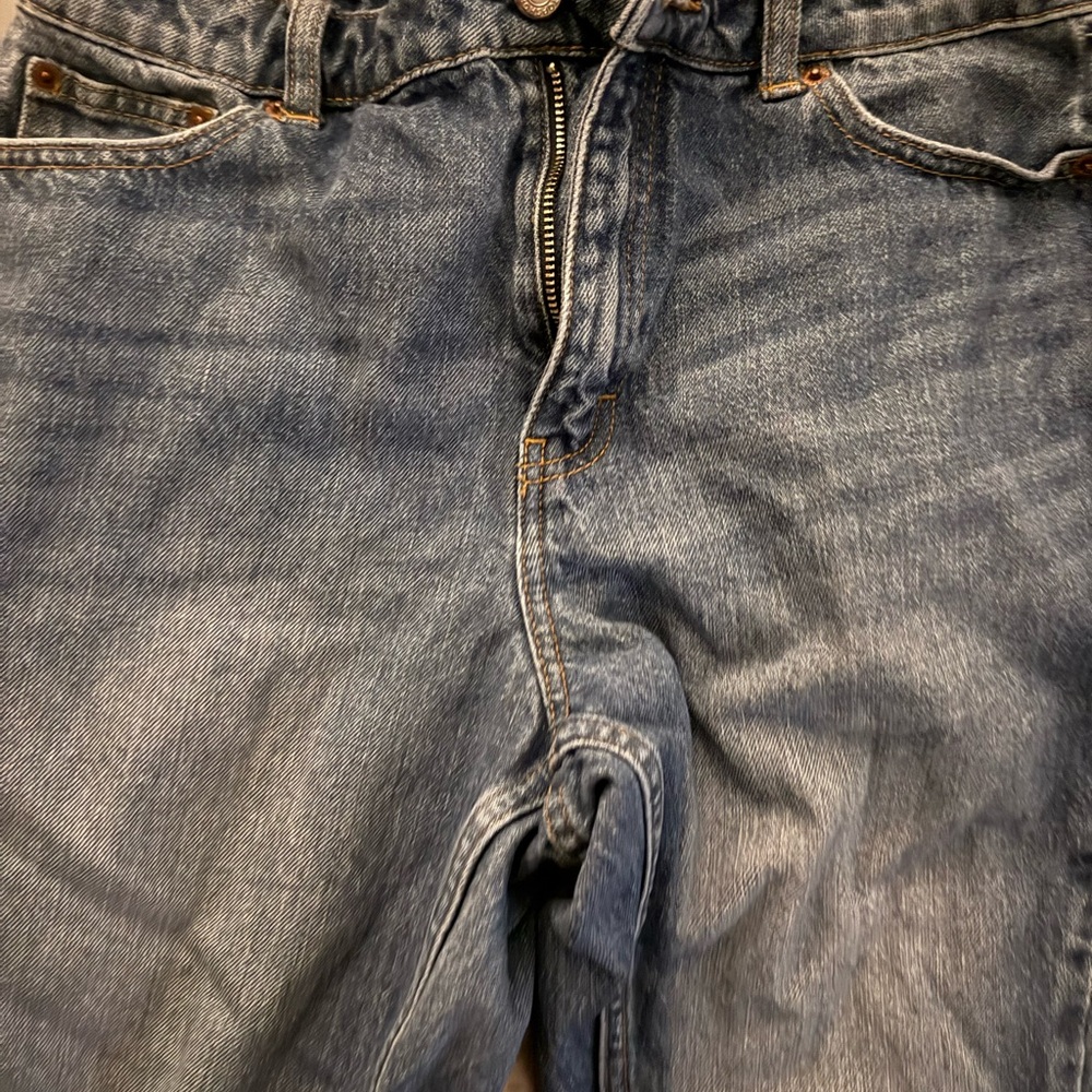 Topshop Relaxed Fit Blue Jeans